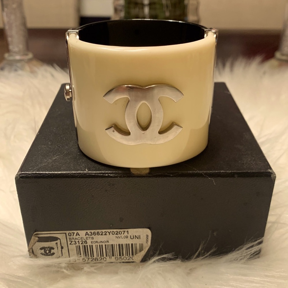 Chanel Resin Cuff bracelet
